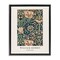 Stupell Industries William Morris Honeysuckle Pattern Black Framed Floater Canvas Wall Art, design by Vintage Hustle